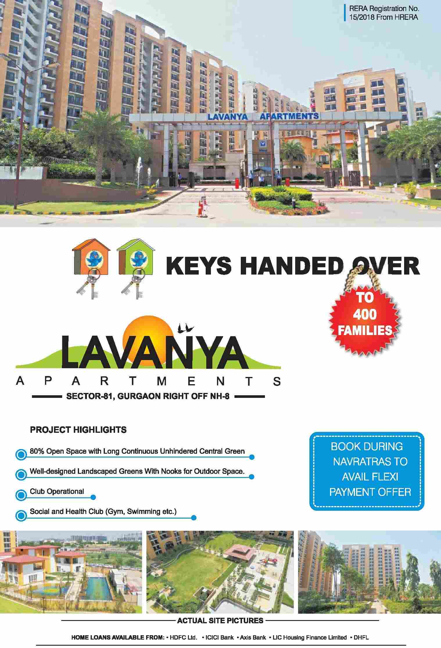 Keys handed over to 400 families at Vipul Lavanya Apartments in Gurgaon